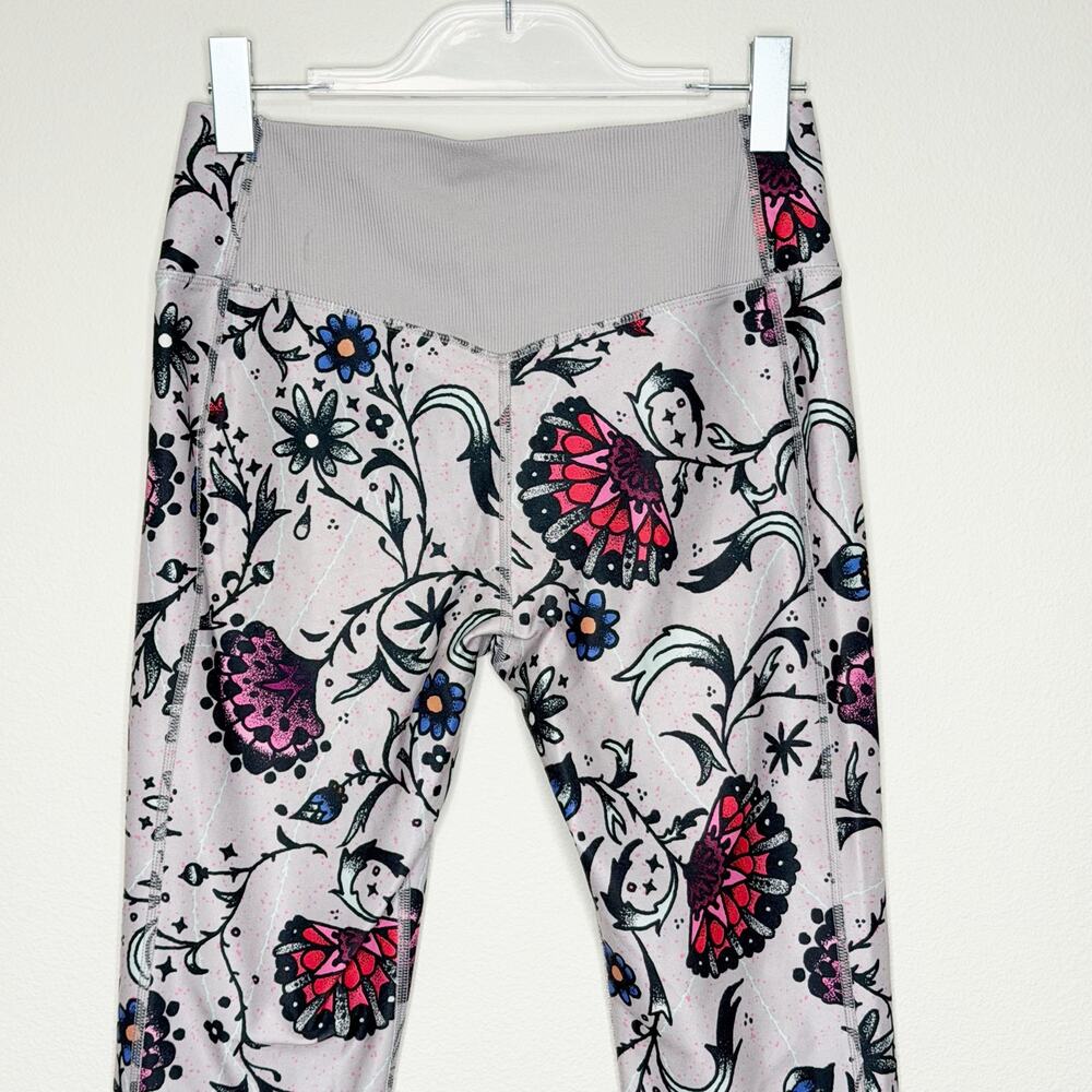 NIKE Dri-FIT Power Legend Tight Leggings High Waisted Floral Print Womens Size M - Picture 5 of 10